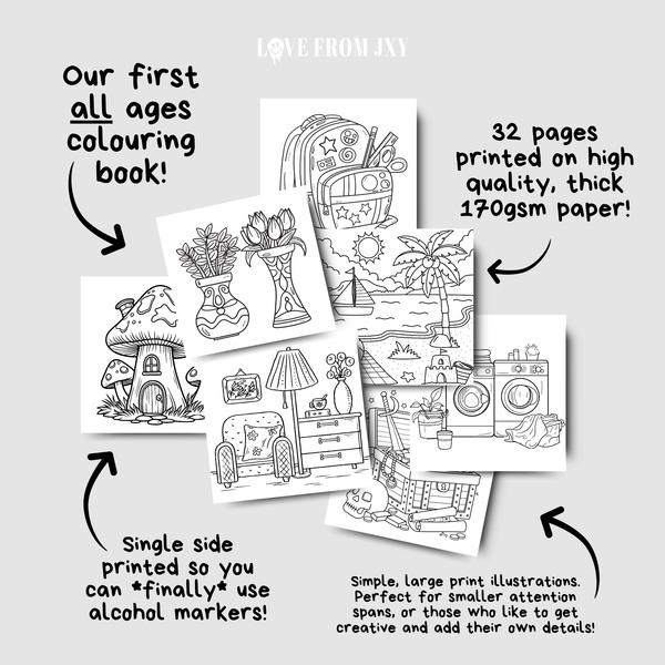 Cosy Girl Era Colouring Book (PRE-ORDER)