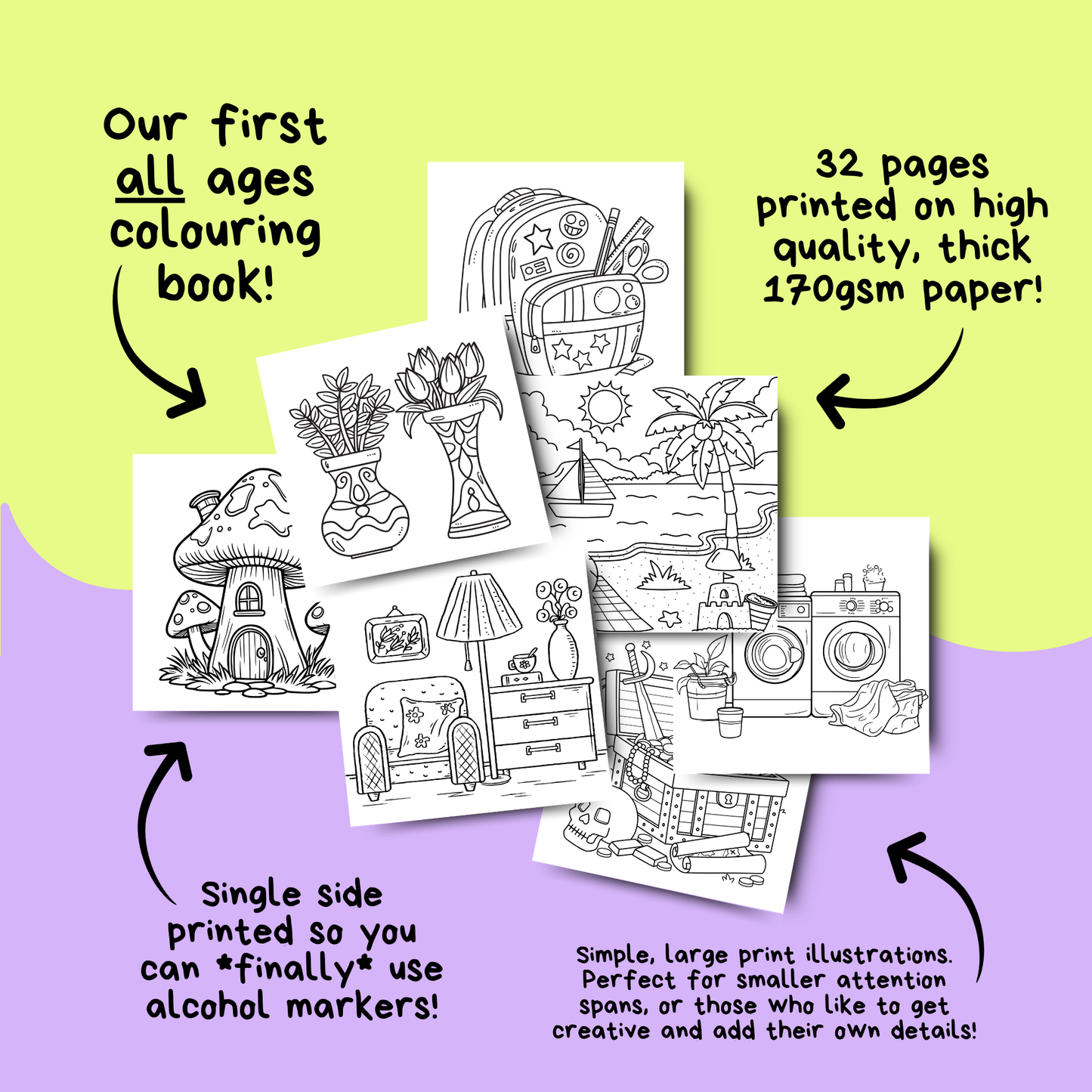 Cosy Girl Era Colouring Book