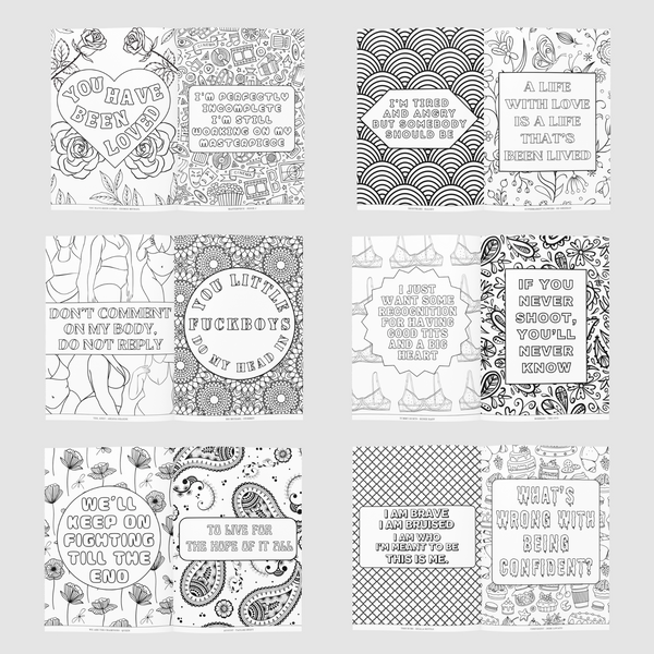 Songs To Scribble Colouring Book